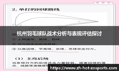 杭州羽毛球队战术分析与表现评估探讨